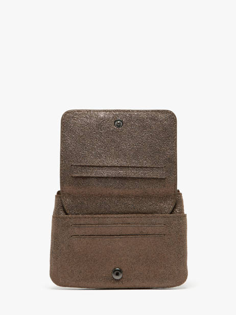 Portemonnee Leder Mila louise Bruin vintage 3853X ander zicht 2